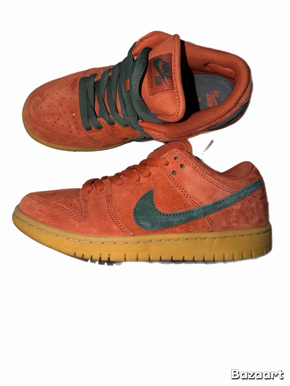 Nike SB Dunks Low-Top Skate Shoes Burnt Sunrise Sz 6